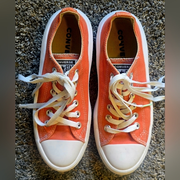 Converse All Star CTAS Move OX Womens Platform Sneakers Size 7 Bright Madder - Picture 2 of 9